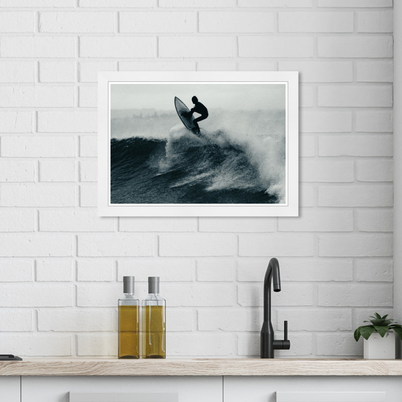 Catch the Wave - cadre photo, Cadre blanc
