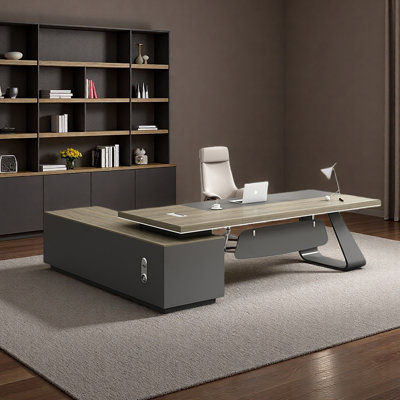 Durable Engineered Wood Construction Desk