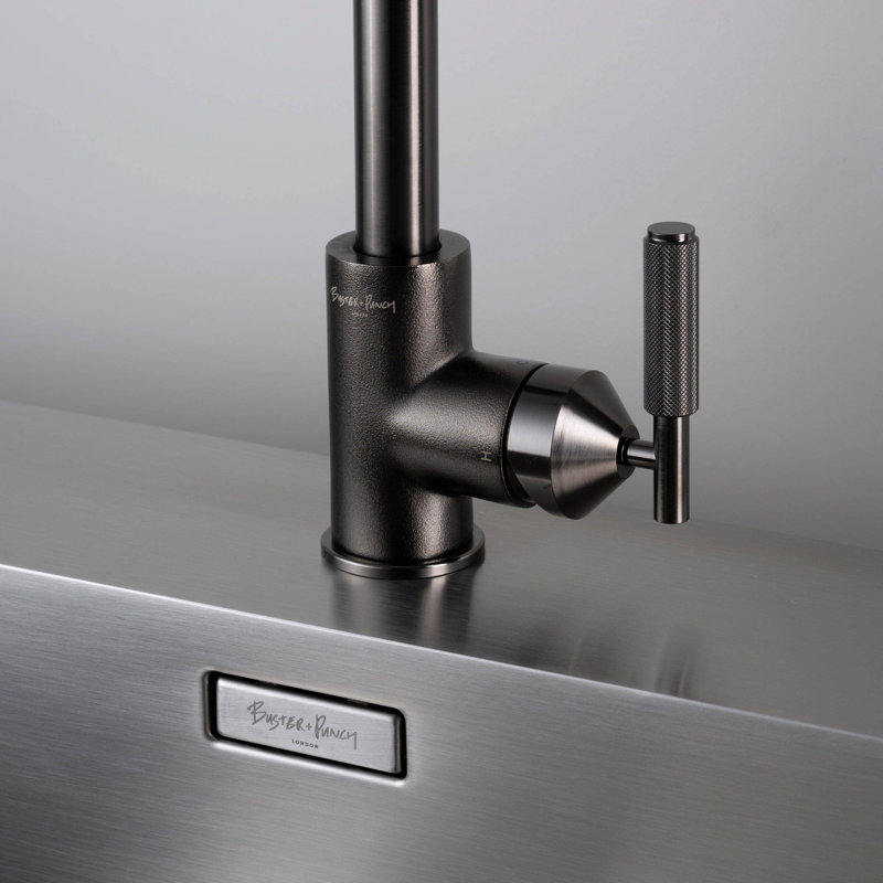 Kitchen Faucet / Mixer / Cross, Gun Metal