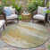 Machine Washable Indoor/Outdoor Xhevrie Aloe Rug