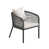 Coussin beige / accoudoir gris est en rupture de stock