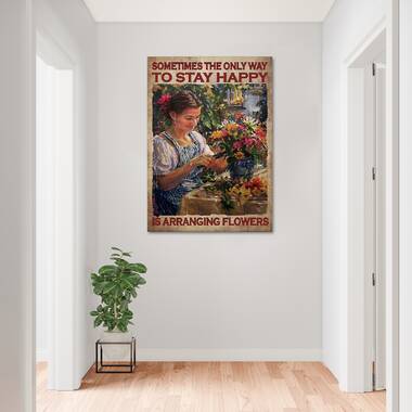 My Sewing Room Rules - 1 Piece Rectangle Graphic Art Print on Wrapped Canvas Trinx Size: 14'' H x 11'' W x 1.25 D