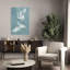 Graceful Herons I, art mural abstrait contemporain-868001098