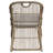 Theo Rattan Arm Chair with Cushion