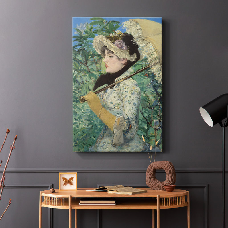 Paysage rétro liv - galerie Cavas, H 12 po x l 8 po