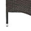 Outdoor Multibrown PE Wicker Dining Chairs,Set Of 2