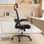 Inbox Zero Montclaire Mesh and Nylon Office Chair with Headrest-1805895527