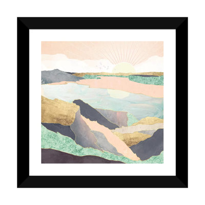 Sunrise Beach - impression d'art graphique