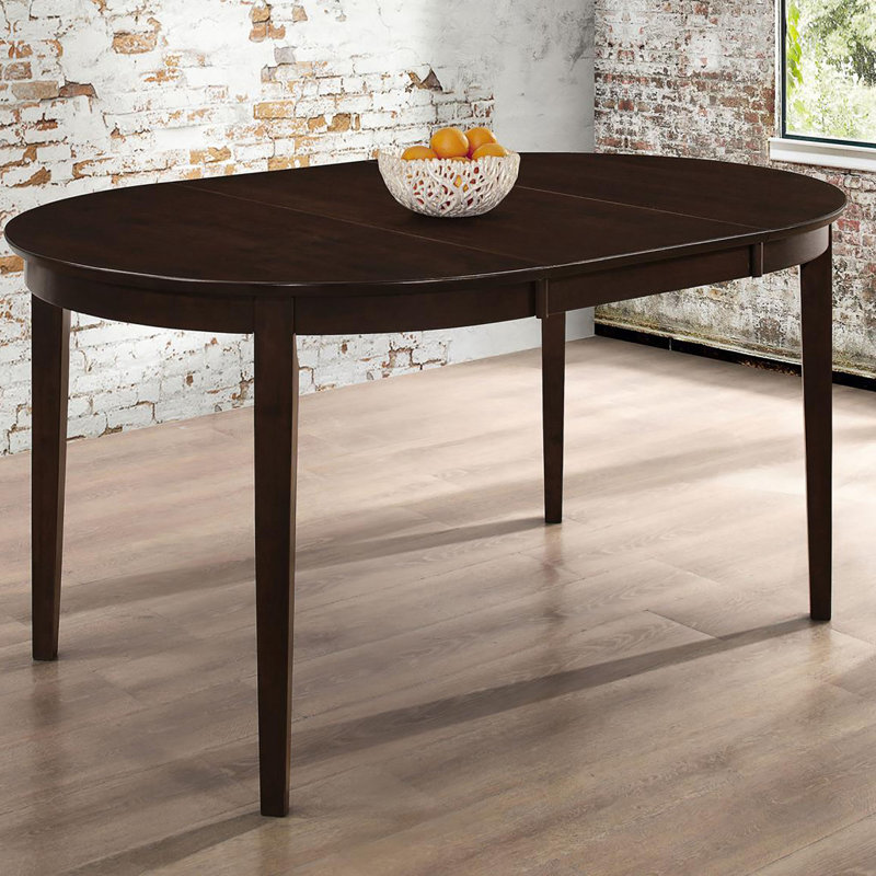 Cappuccino Oval Dining Table