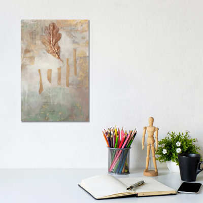 Bronzed In Wax I by Jennifer Goldberger - Wrapped Canvas Print