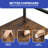  Industrial Brown 5 Tier Metal Bookcase with X Brace Frame Freestanding Shelf Organizer for Living Room, Home Office, or Bedroom-467752769-466006492