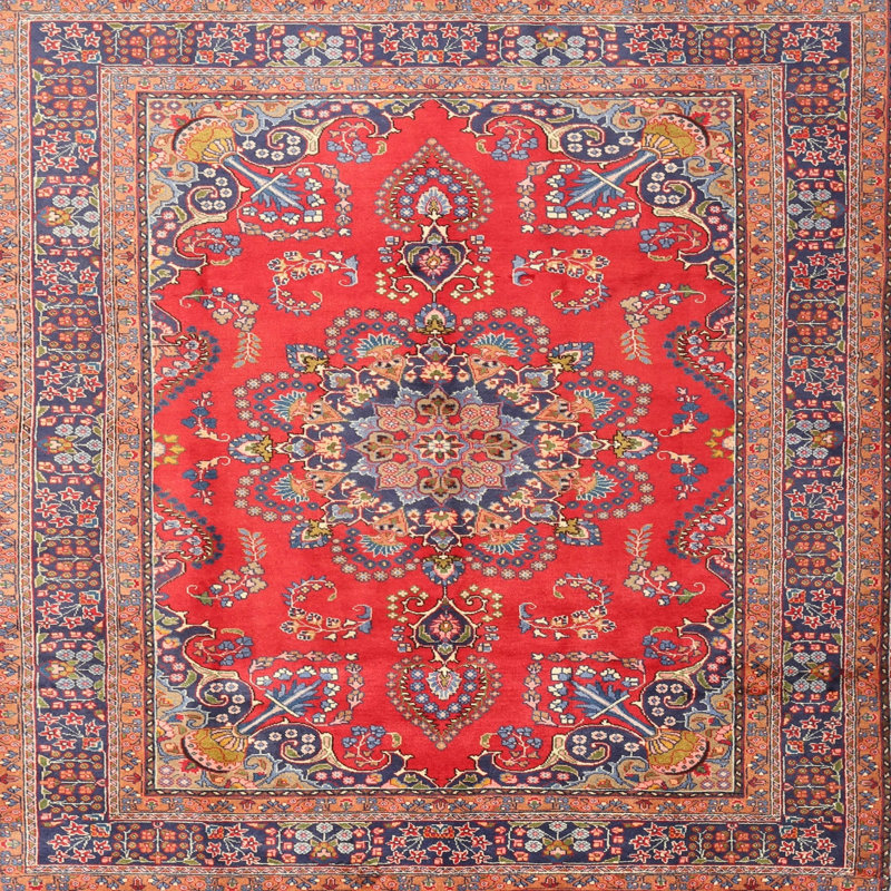 Jaydn Oriental Indoor Rug, Round 6'