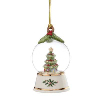 Tree In Snow Globe Ornament