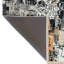 Tapis décoratif multicolore à motifs abstraits de la collection Barcelona-1449176999