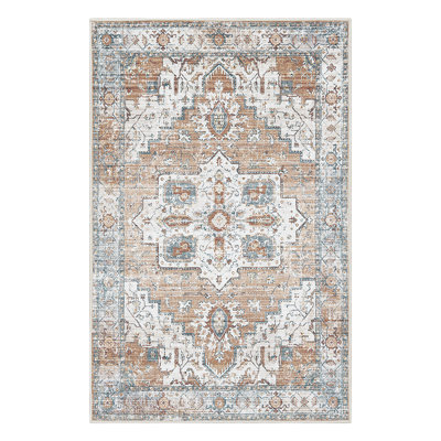 Nizami Area Rug with Non-Slip Backing