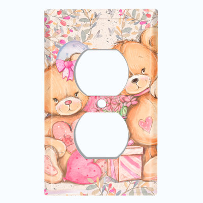 Patterned 1 - Gang Standard Wall Plate