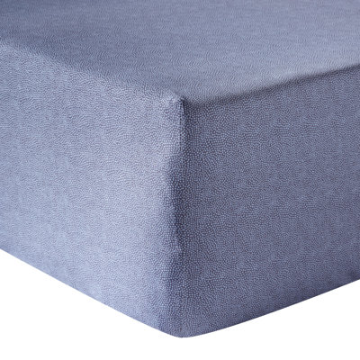 Imaginaire Egyptian Cotton Sateen Geometric Fitted Sheet