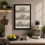 Flowing Waves Japandi 1 Piece Wrapped Canvas Wall Art-1285734434-1285734438