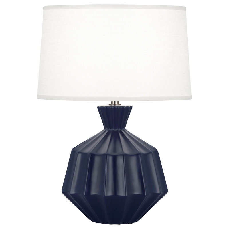 Small Orion Accent Lamp, Matte Midnight Blue