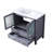 Bath Vanity with White Ceramic Top-661507323