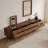 78.7" Modern Walnut TV Console, Large-Capacity Floor TV Stand with 8 Storage Drawers, Contemporary Media Cabinet for Living Room Organization-1313108207