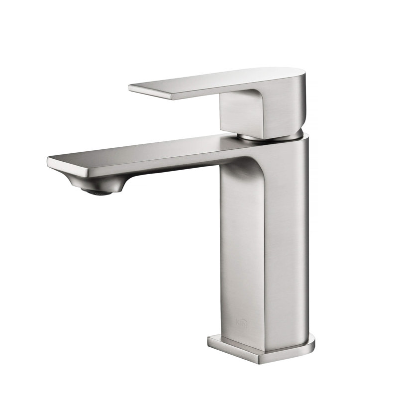 Mirage Single-handle Bathroom Faucet, Brushed Nickel, No accessories included