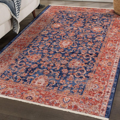 Tapis à franges Vintage