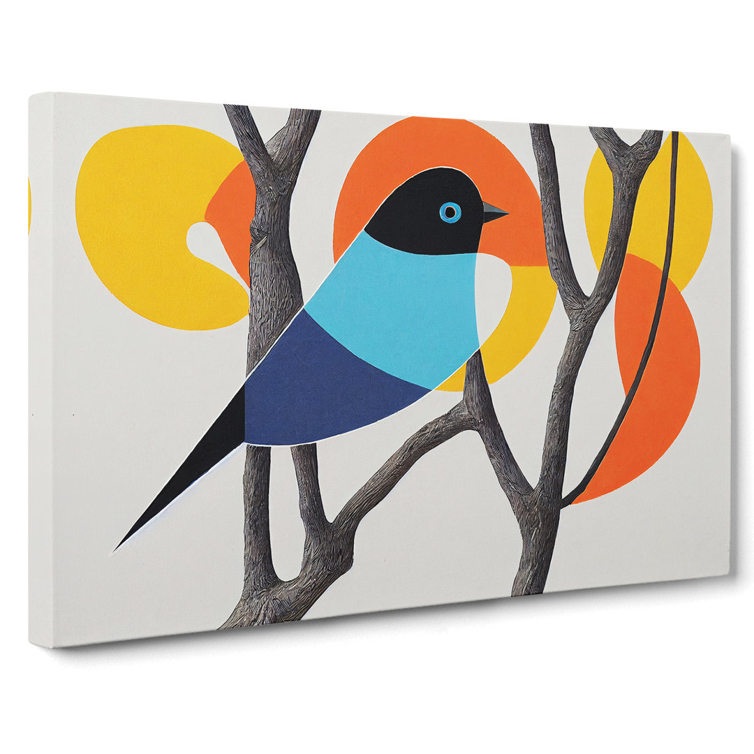 XXX-H1022-WF-7712X Serene Bird - Wrapped Canvas Print