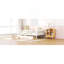 Lit de jour double en bois avec deux tiroirs, blanc-720793751-720793753