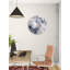 Horloge murale en verre trempé effet marbre, gris blanc, style moderne, décoration intérieure unique, horloge silencieuse, cadeau de pendaison de crémaillère, pièce de déclaration-608158304-608158310