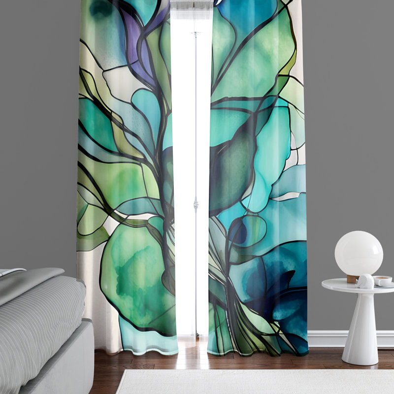 Rideau en polyester Aicen, L 20 po x L 61 po