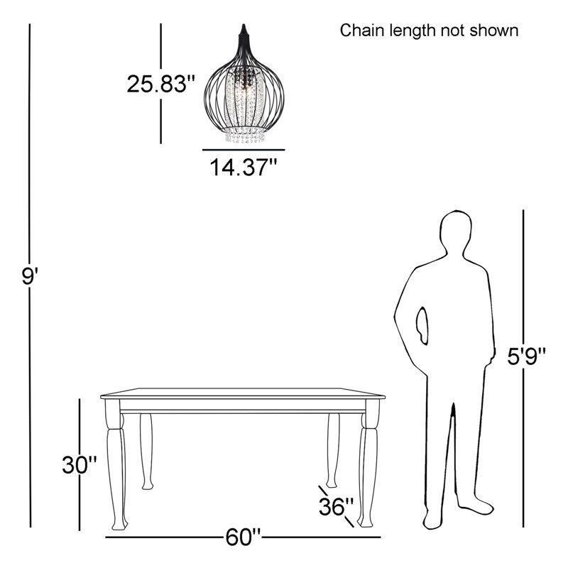 Savala 3 - Light Globe Chandelier