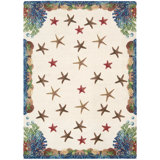 Oden Tufted Beige Area Rug