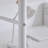 White Full Loft Bed With Stairs Metal Single Loft Bunk Bed With Safety Guard Rails And 2 Side Ladder-1691696622