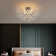 Alixa 50cm 6-Light Semi Flush Mount Crystal Ceiling Light