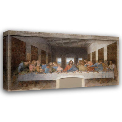 Astoria Grand Da Vinci, Leonardo Gallery Wrapped Canvas Art Titled: The Last Supper
