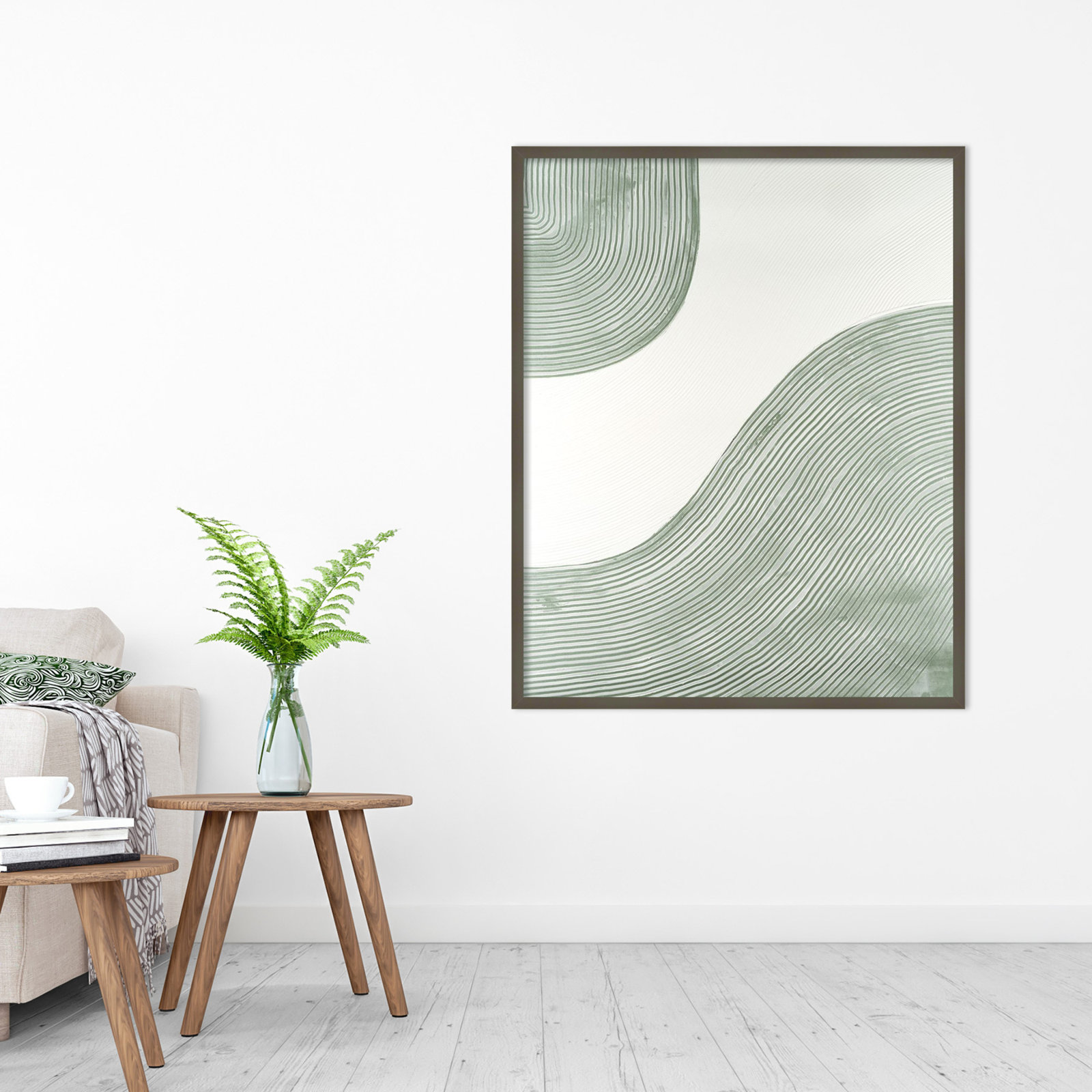 Get Going by Vanna Lam, Gray, 41" H x 33" W x 1" D