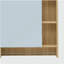 Armoire de salle de bain murale avec miroir, armoire à pharmacie, armoire de rangement au-dessus de la toilette avec tablettes et porte-serviettes-58323922
