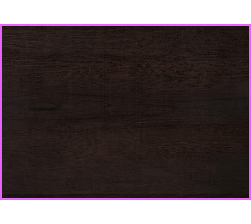 Table basse moderne en stratifié brun pour l'espace d'entrée et amp; Chambre à coucher, vaste surface à 2 niveaux