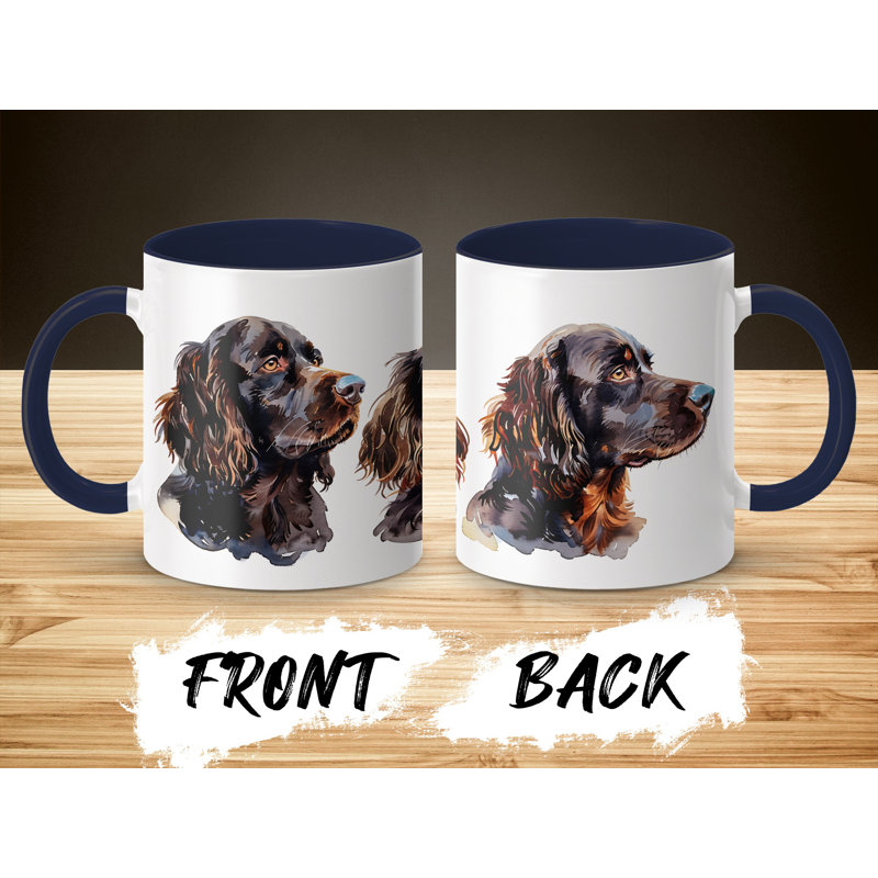 Ceramic Coffee Mug, 3, Navy