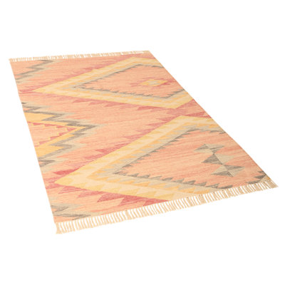 Vintage Southwestern Wool Hand Woven Area Rug