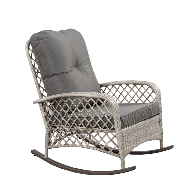Charite Wicker Outdoor Chair, Beige