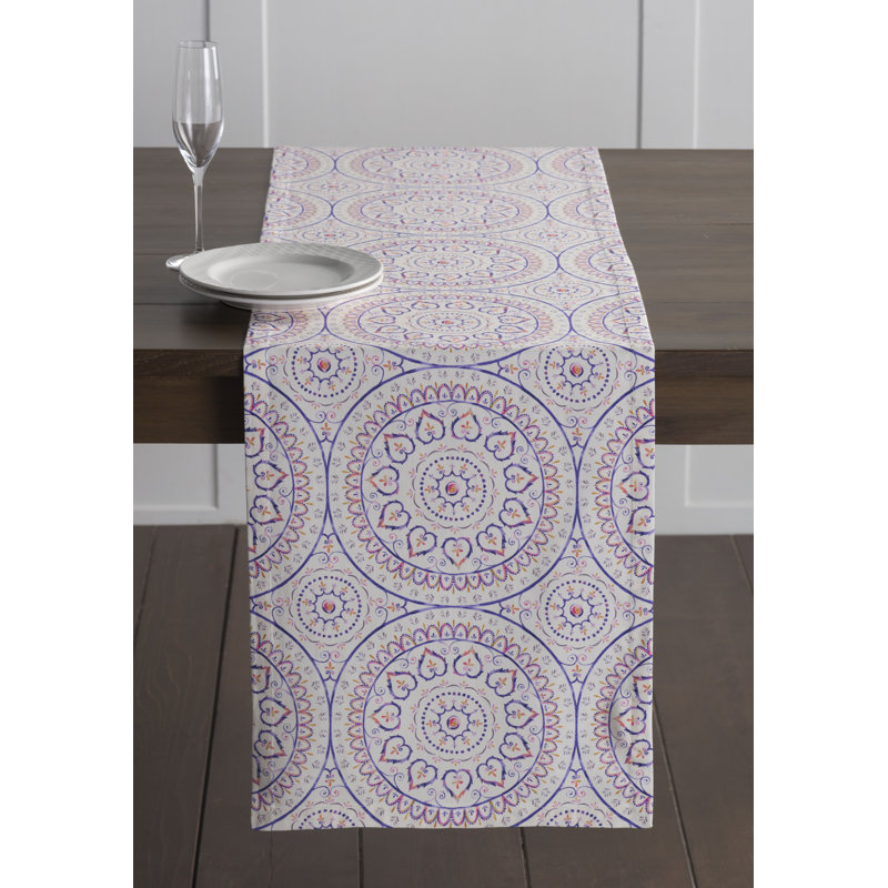 100% Cotton Table Runner, 108" L x 14.5" W