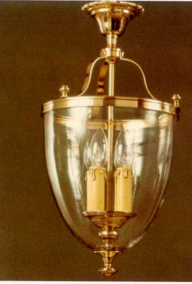 Begaye 4 - Light Brass/Polished Bowl Pendant