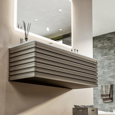 Meuble-lavabo mural simple l 42 po x P 18,2 po x H 18,2 po Dream