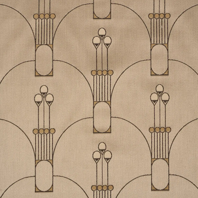 Swanson Scallop Fabric, Black