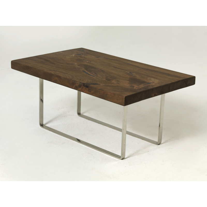 Herluf Solid Wood Sled Coffee Table
