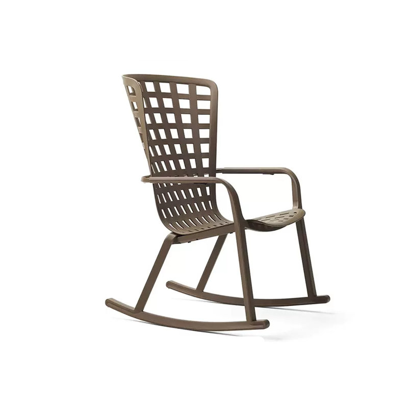 Chaise berçante de balcon, Brun
