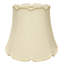 Abat-jour empire blanc en soie Monay Shantung-435273063-435273061