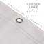 Falko Shower Curtain Liner with Weighted Hem-1409867713